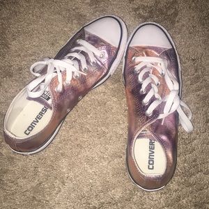 Tie Dye metallic covered Oxford Converse